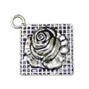 Pendant. Fashion Zinc Alloy jewelry findings.39x33mm. Sold by KG