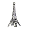 Pendant. Fashion Zinc Alloy jewelry findings. Tower 43x15mm. Sold by KG
