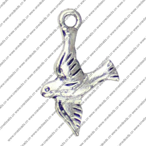 Pendant. Fashion Zinc Alloy jewelry findings. Animal 22x14mm. Sold by KG
