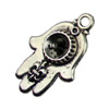Pendant. Fashion Zinc Alloy jewelry findings. Hands 33x21mm. Sold by KG
