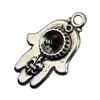 Pendant. Fashion Zinc Alloy jewelry findings. Hands 33x21mm. Sold by KG