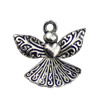 Pendant. Fashion Zinc Alloy jewelry findings. Angel 21x23mm. Sold by KG
