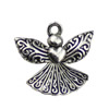 Pendant. Fashion Zinc Alloy jewelry findings. Angel 21x23mm. Sold by KG