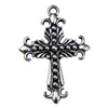 Pendant. Fashion Zinc Alloy jewelry findings. Corss 31x29mm. Sold by KG
