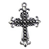 Pendant. Fashion Zinc Alloy jewelry findings. Corss 31x29mm. Sold by KG