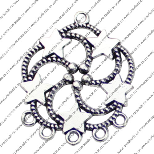 Connector. Fashion Zinc Alloy Jewelry Findings. 27x34mm. Sold by KG  