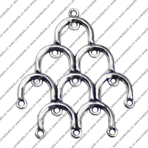 Connector. Fashion Zinc Alloy Jewelry Findings. 47x40mm. Sold by KG  