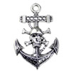 Pendant. Fashion Zinc Alloy jewelry findings. Anchor 56x36mm. Sold by KG
