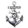 Pendant. Fashion Zinc Alloy jewelry findings. Anchor 56x36mm. Sold by KG