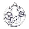 Pendant. Fashion Zinc Alloy jewelry findings.49x43mm. Sold by KG
