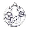 Pendant. Fashion Zinc Alloy jewelry findings.49x43mm. Sold by KG