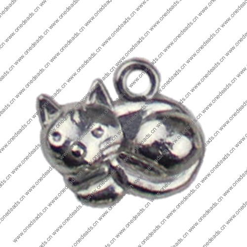Pendant. Fashion Zinc Alloy jewelry findings. Animal 15x11mm. Sold by KG