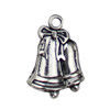 Pendant. Fashion Zinc Alloy jewelry findings. Small bell 24x17mm. Sold by KG
