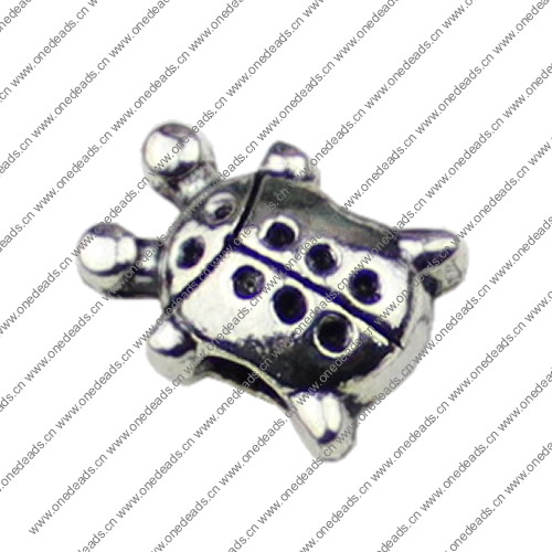 Europenan style Beads. Fashion jewelry findings.15x11mm, Hole size:4.5mm. Sold by KG