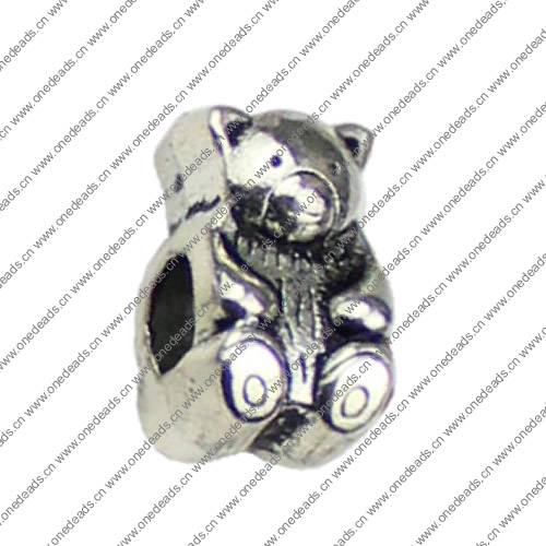 Europenan style Beads. Fashion jewelry findings.8x14mm, Hole size:5mm. Sold by KG