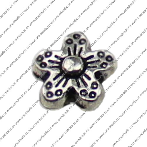 Beads. Fashion Zinc Alloy jewelry findings.10x10mm. Hole size:2mm. Sold by KG