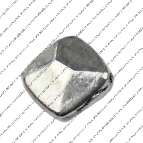 Beads. Fashion Zinc Alloy jewelry findings.11x11mm. Hole size:2mm. Sold by KG