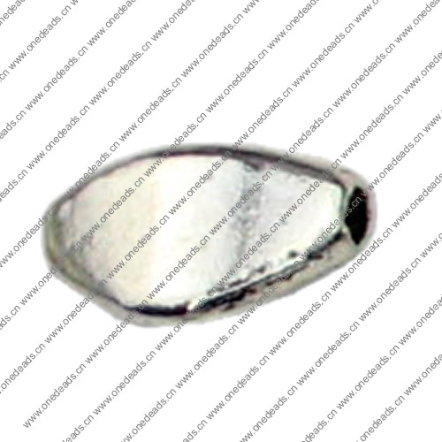 Beads. Fashion Zinc Alloy jewelry findings.9x7mm. Hole size:1.5mm. Sold by KG