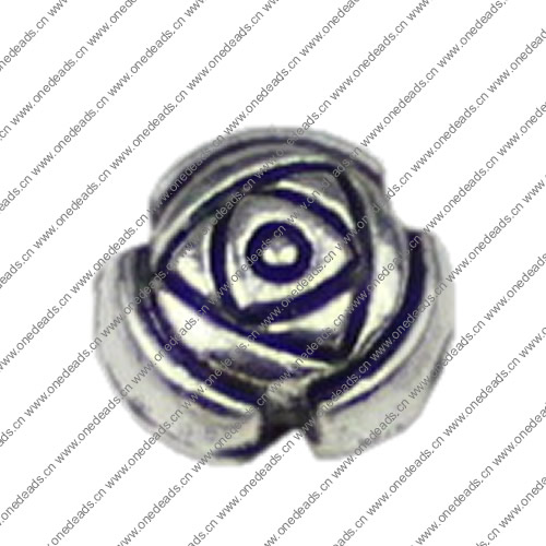 Beads. Fashion Zinc Alloy jewelry findings.7.5x7.5mm. Hole size:1mm. Sold by KG