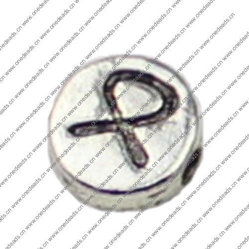 Beads. Fashion Zinc Alloy jewelry findings.7x7mm. Hole size:2mm. Sold by KG
