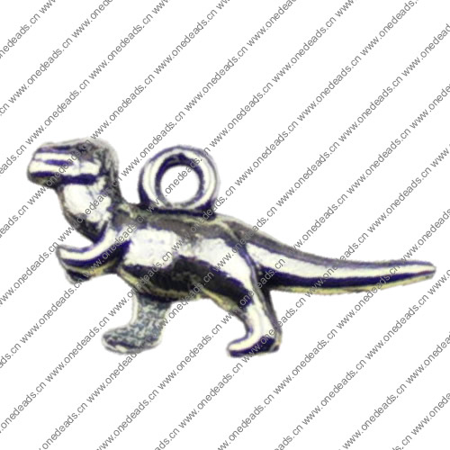 Pendant. Fashion Zinc Alloy jewelry findings.Animal 21x10mm. Sold by KG