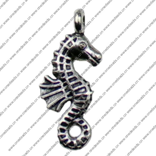 Pendant. Fashion Zinc Alloy jewelry findings.Animal 14x10mm. Sold by KG