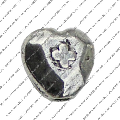 Beads. Fashion Zinc Alloy jewelry findings.7x7mm. Hole size:1mm. Sold by KG