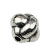 Beads. Fashion Zinc Alloy jewelry findings.7x7mm. Hole size:1mm. Sold by KG
