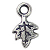 Pendant. Fashion Zinc Alloy jewelry findings.Leaf 12x6mm. Sold by KG
