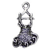 Pendant. Fashion Zinc Alloy jewelry findings. 22x12.5mm. Sold by KG
