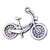 Pendant. Fashion Zinc Alloy jewelry findings. Bicycle 26x21mm. Sold by KG
