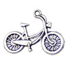 Pendant. Fashion Zinc Alloy jewelry findings. Bicycle 26x21mm. Sold by KG