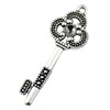 Pendant. Fashion Zinc Alloy jewelry findings.Key 43x15mm. Sold by KG
