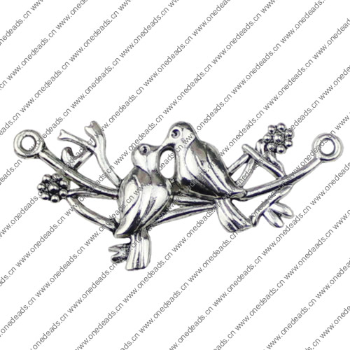 Connector. Fashion Zinc Alloy Jewelry Findings. Animal 46x22mm. Sold by KG  
