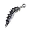 Pendant. Fashion Zinc Alloy jewelry findings. Leaf 34x8mm. Sold by KG