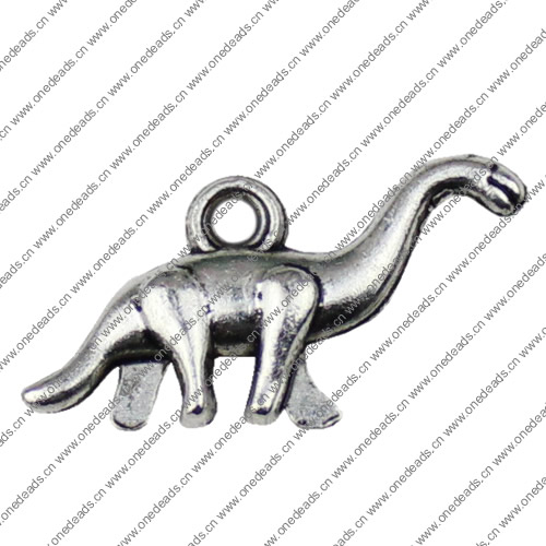 Pendant. Fashion Zinc Alloy jewelry findings. Animal 24x14mm. Sold by KG