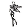 Pendant. Fashion Zinc Alloy jewelry findings. Angel 39x22mm. Sold by KG
