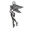 Pendant. Fashion Zinc Alloy jewelry findings. Angel 39x22mm. Sold by KG