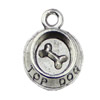 Pendant. Fashion Zinc Alloy jewelry findings. 26x10mm. Sold by KG
