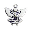 Pendant. Fashion Zinc Alloy jewelry findings. Angel 19x19mm. Sold by KG
