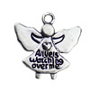 Pendant. Fashion Zinc Alloy jewelry findings. Angel 19x19mm. Sold by KG