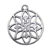 Pendant. Fashion Zinc Alloy jewelry findings. 23x20mm. Sold by KG