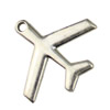Pendant. Fashion Zinc Alloy jewelry findings. Airplane 34x38mm. Sold by KG
