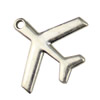 Pendant. Fashion Zinc Alloy jewelry findings. Airplane 34x38mm. Sold by KG