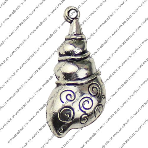 Pendant. Fashion Zinc Alloy jewelry findings. 30x31mm. Sold by KG