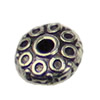 Beads. Fashion Zinc Alloy jewelry findings.8.5x4mm. Hole size:2mm. Sold by KG

