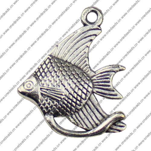 Pendant. Fashion Zinc Alloy jewelry findings. Animal 26x31mm. Sold by KG