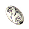 Beads. Fashion Zinc Alloy jewelry findings. 11x6.5mm. Hole size:2mm. Sold by KG