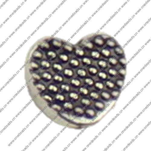 Beads. Fashion Zinc Alloy jewelry findings. 7x7mm. Hole size:2mm. Sold by KG