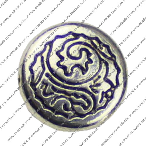 Beads. Fashion Zinc Alloy jewelry findings. 12x12mm. Hole size:1mm. Sold by KG